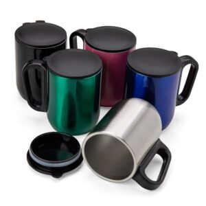 Caneca Inox Parede Dupla 230ml JB 18622