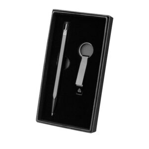 15363 Kit Caneta Chaveiro Alumínio