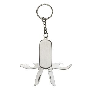10210 Chaveiro Metal Canivete 4 Funções