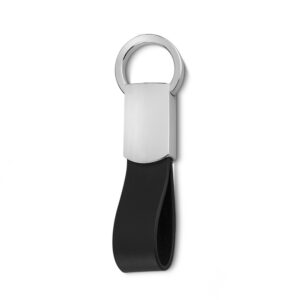 14501 Chaveiro Metal com Couro