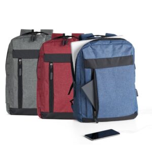 01325B Mochila de Nylon USB 19L