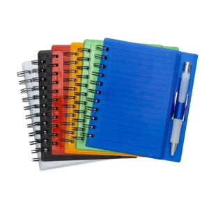 11193 Caderno Plástico com Caneta