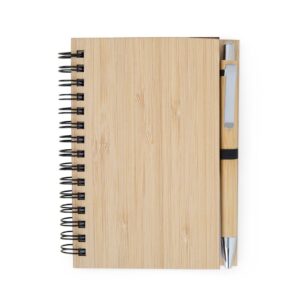 05134 Caderno de Bambu com Caneta