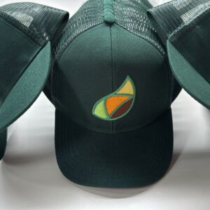 JB  003 Boné Verde Musgo com Tela